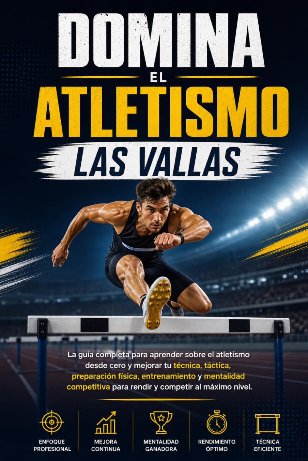 Domina el Atletismo: las Vallas: La guía completa para aprender sobre el atletismo desde cero y mejorar tu técnica, táctica, preparación física, entrenamiento y mentalidad competitiva