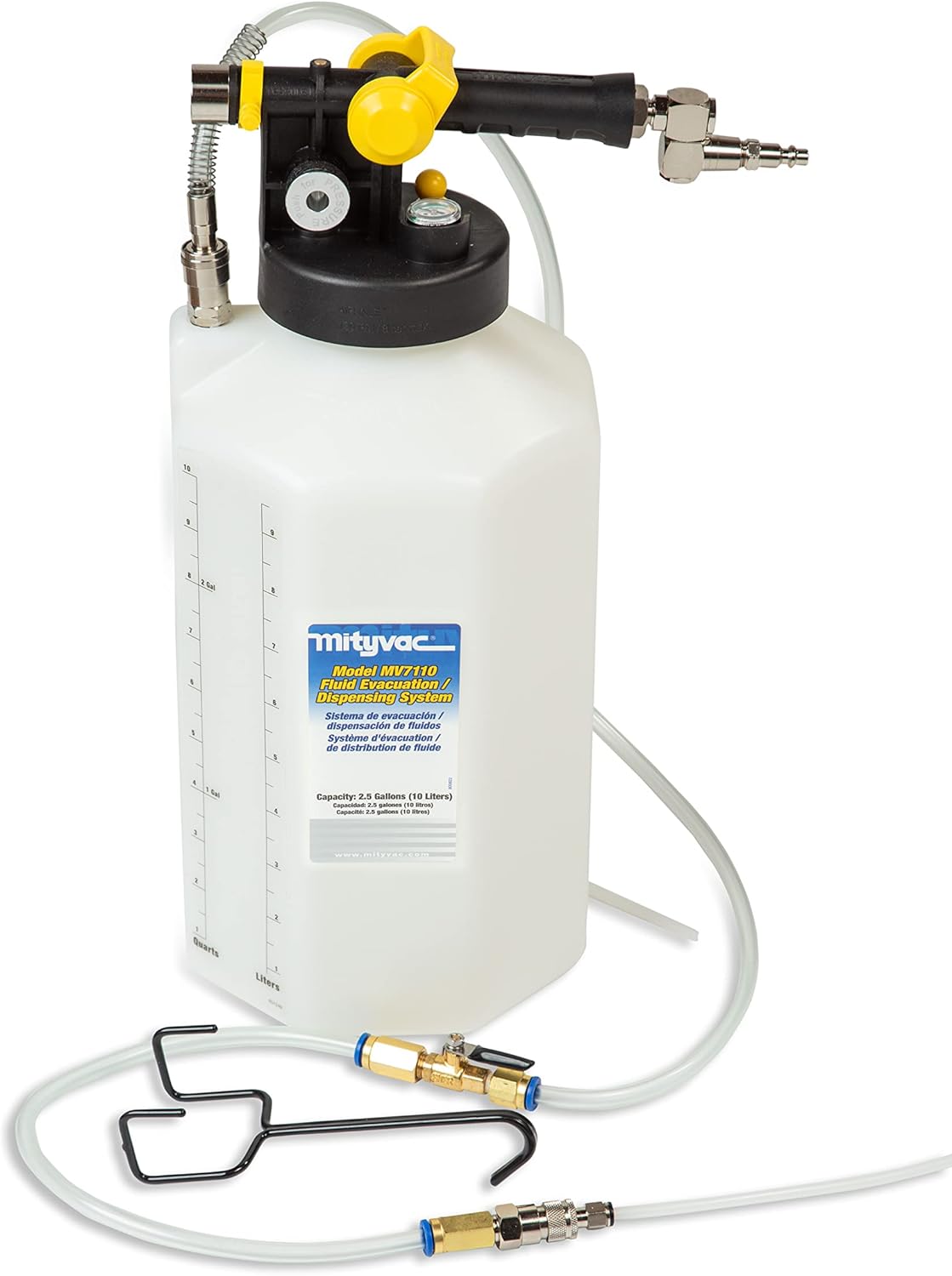 Mityvac MV7110 2.5Gallon Fluid Evacuator/Dispenser, Fluid Evacuators