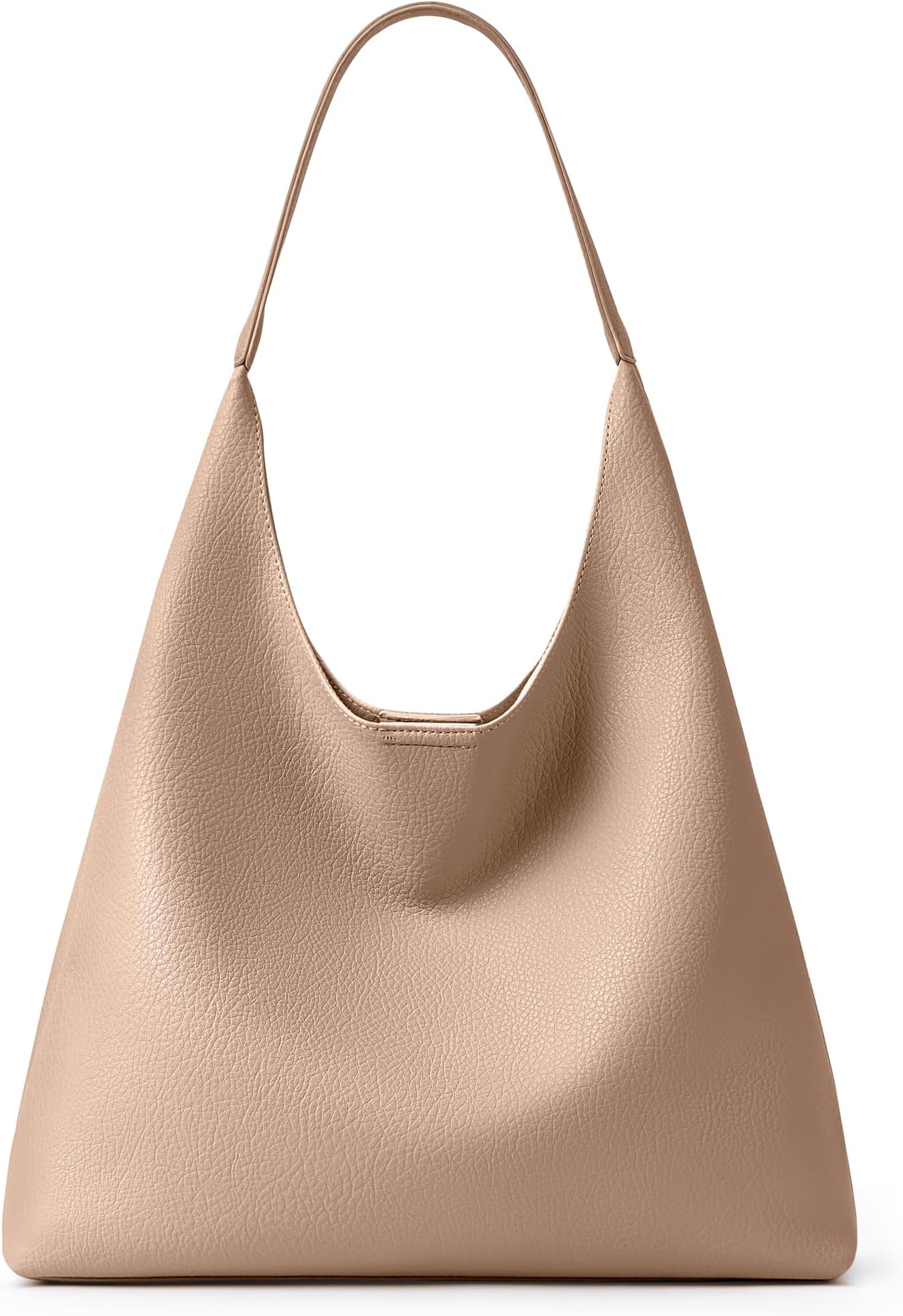 Slouchy Hobo Bag Vegan Leather Suede Tote Bag Women Weekender Shoulder for Casual Travel Purse