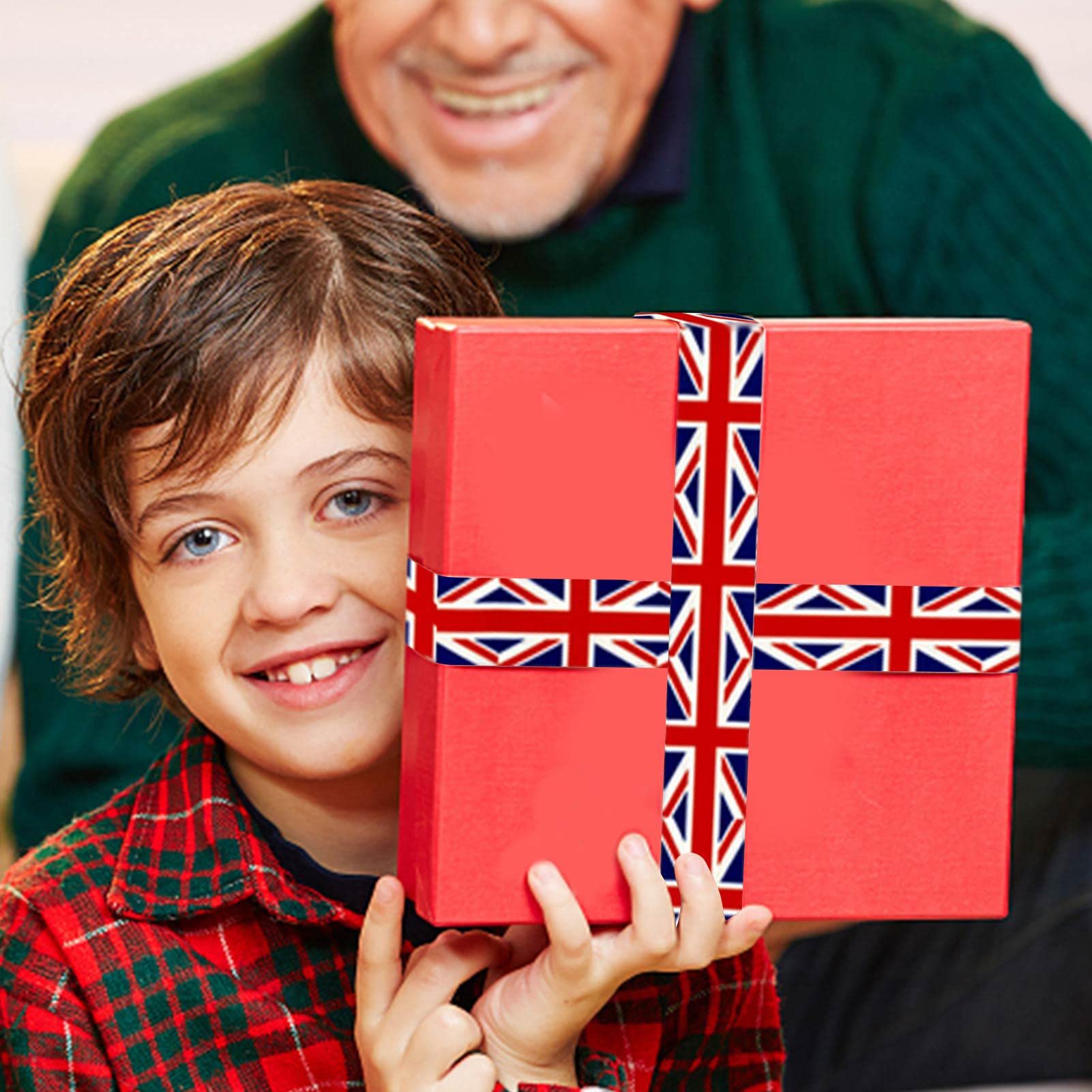 Amazon.co.jp: イギリス国旗リボン, ユニオンジャックイギリスリボン 