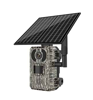 Amazon.co.jp: 4G LTEソーラートレイルカメラ, 2MP, AI