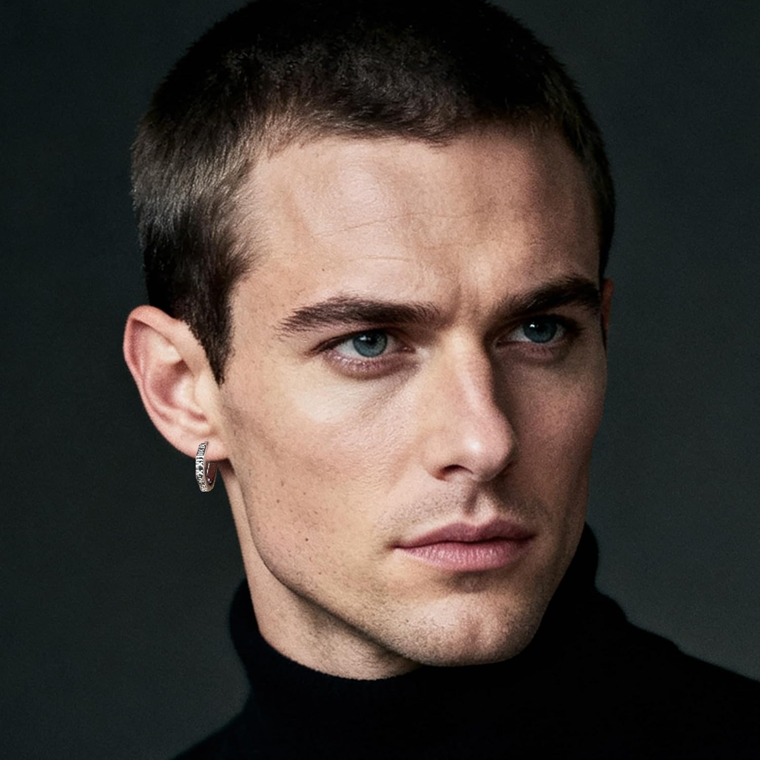 Small Hoop Eearrings Huggie Statement Jewelry - Image 2