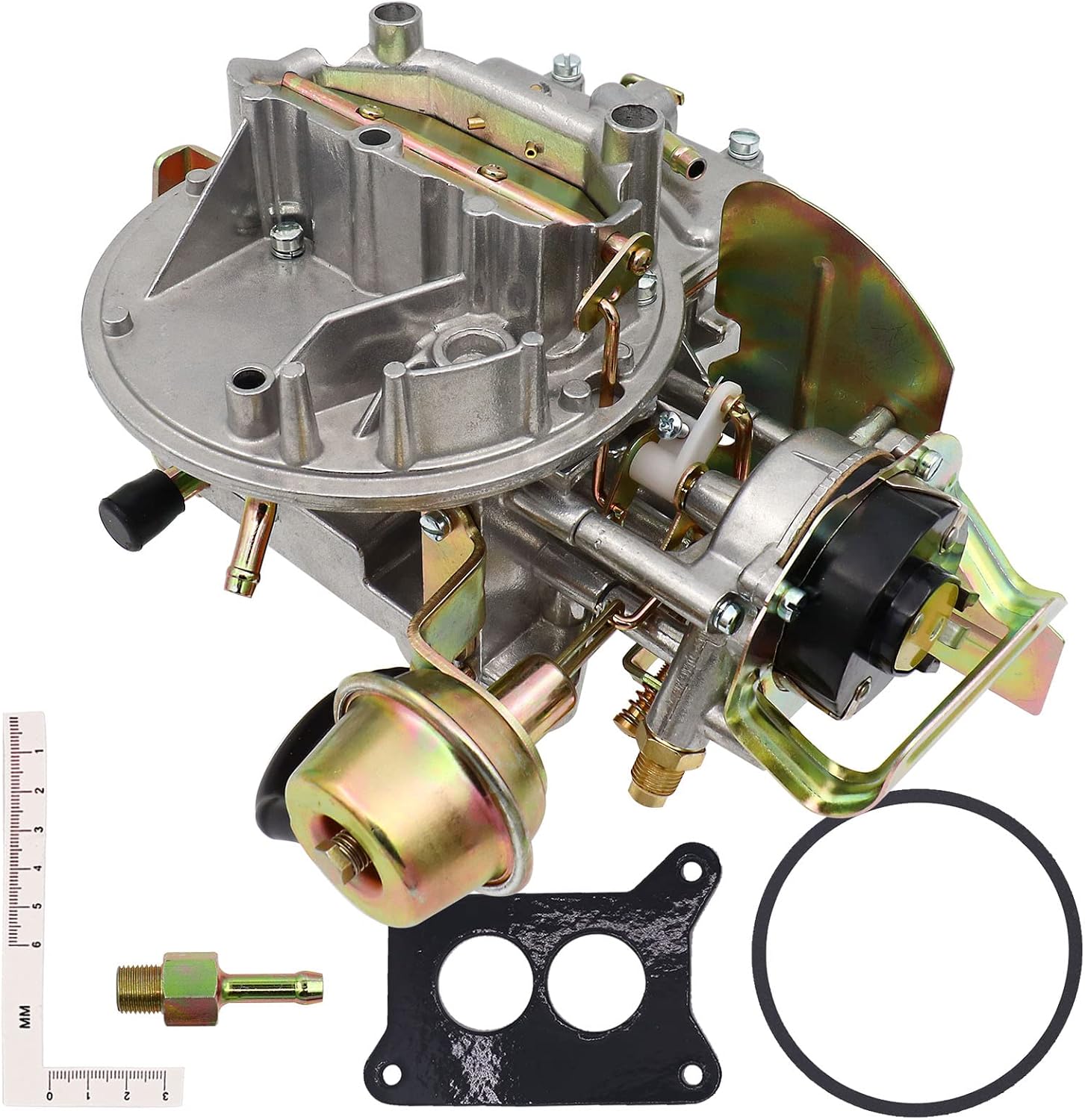 THUNDERMINGO 2 Barrel Carburetor Carb 2100 2150 A800 Carburetor For Ford 289 302 351 F100 F250 F350 Jeep 360 Mustang Replace Motorcraft/Autolite 2100 2150 Carburetor Electric Choke : Automotive