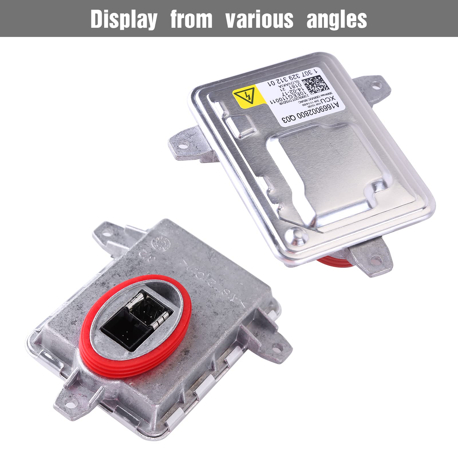 Vorally Headlight Ballast Control Module Unit Headlight Drive Unit Daytime Running LED Light Diode D1S Bulb Compatible with 2011-2013 E92 E93 328i 335i 63117356250 63117263052 63117182396 63117263051