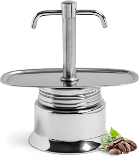 Kings County Tools Double Spout 2 Cup Coffee Maker, 6.5” x 3” x 5.75”
