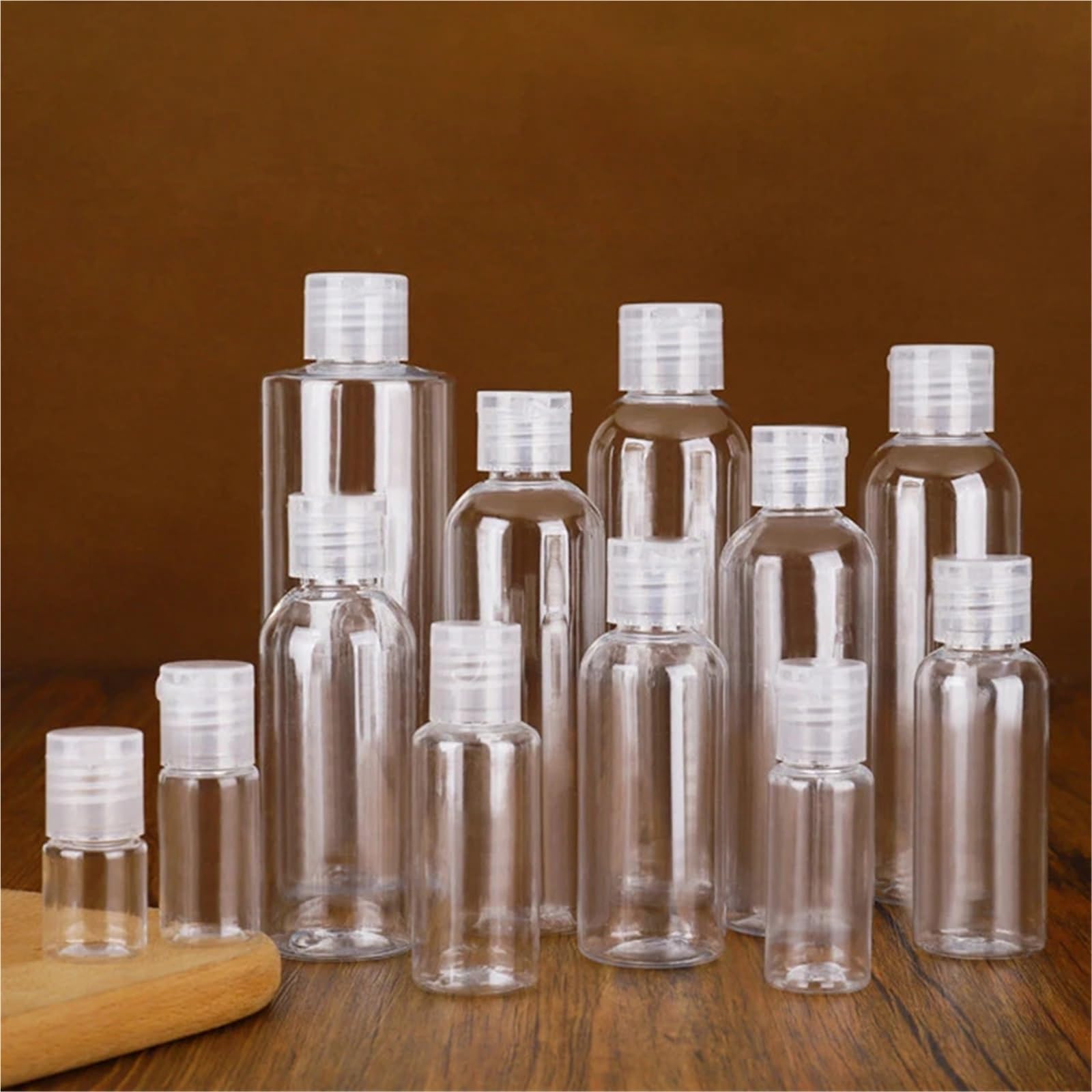 10 stücke 30 ml 50 60 100 120 Kunststoff Squeeze Flasche Mit Flip Cap PET Lotion Shampoo Leere Kosmetische für Flugreisen Shampoo | 120ml