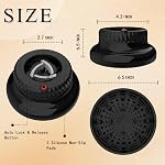 Hair Dryer Diffuser,Universal Diffuser Hair Dryer for 1.4in to 2.4in Blow Dryer,Hair Diffuser for Curly Hair and Natural Wavy Hair (Black)