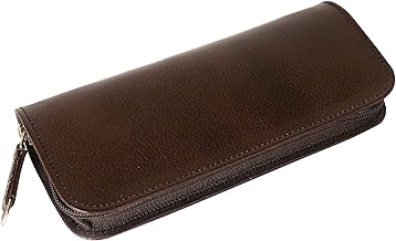 Leather Spectacles Removable Case for Men and Women Flexible and Durable for Sunglass Eyeglass and Reading Glass Holder compact size specs case cover pouch glass holder