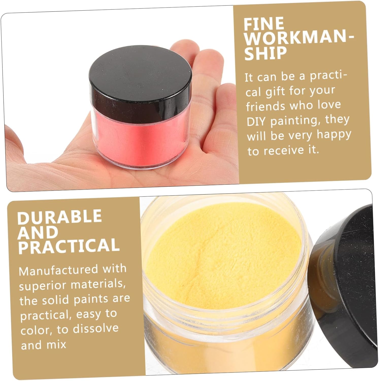 5pcs Dark Pigment Powder for Crafts Soap Making and Eye Shadow Includes for Creative Projects
