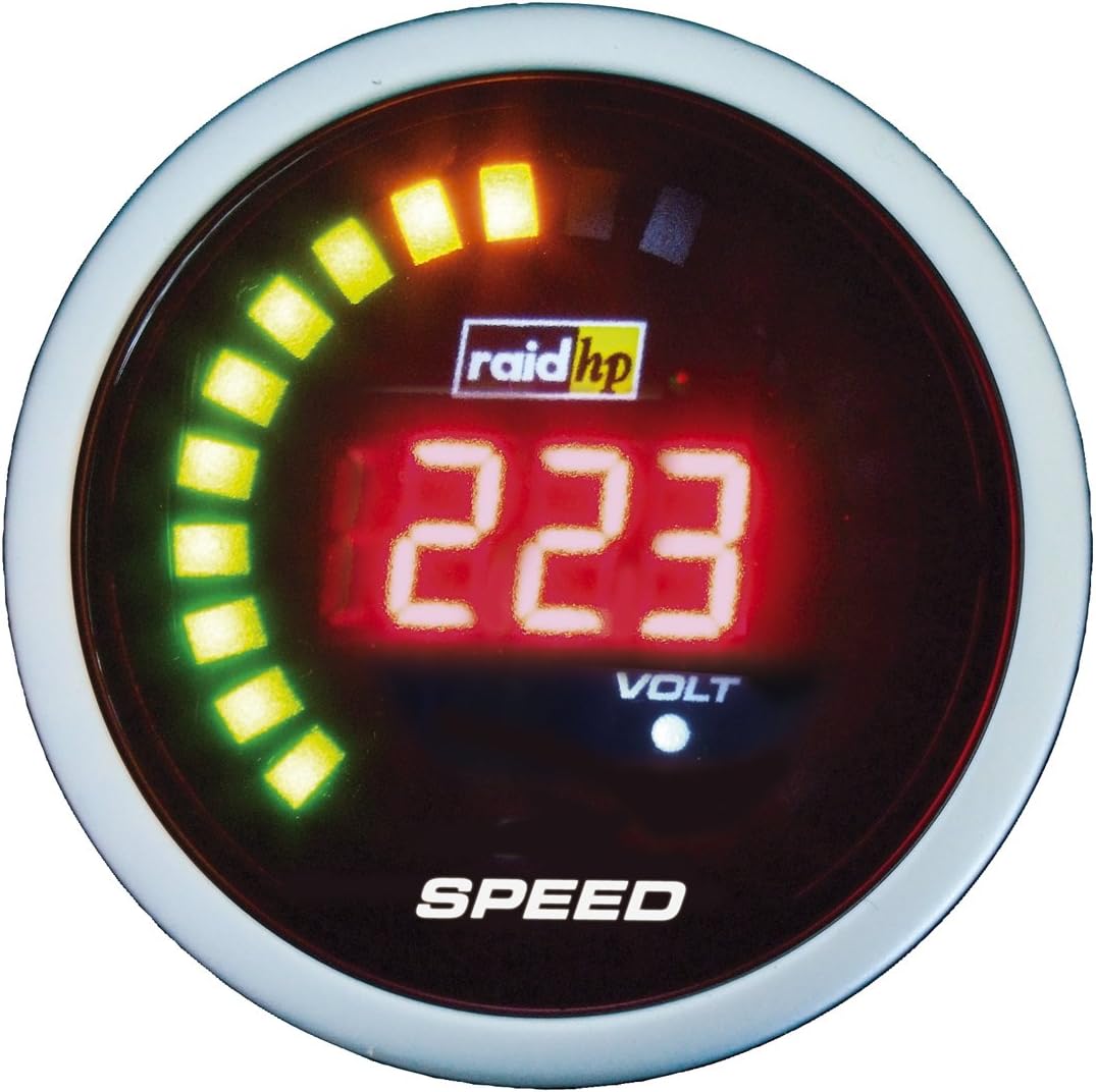 Raid HP 660541 Tachometer Night Flight Series Digital Red