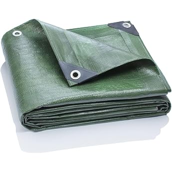 GardenMate 140 gsm Fabric Tarpaulin Home & Garden 3m x 4m