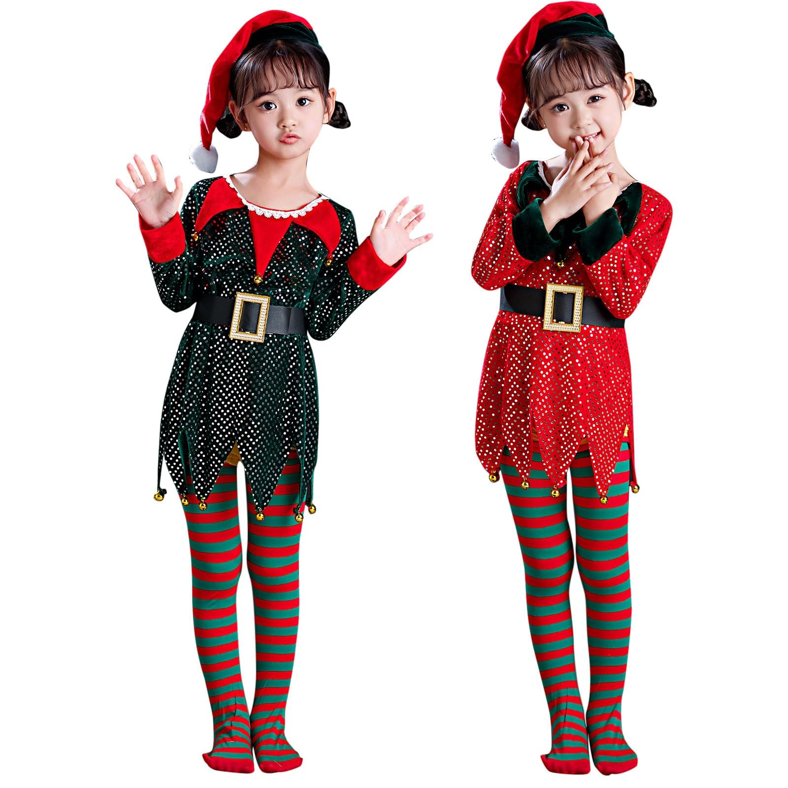 Robe De Noël Pour Enfants | Tenue De Soirée écossaise Rouge Et Blanche | Robe De Père Noël à Carreaux Pour Fille - France