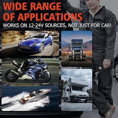 Miniatura 6 de ANCEL PB100 - Probador de circuito de potencia automotriz con lector de código de vehículo OBD II mejorado ANCEL AD410