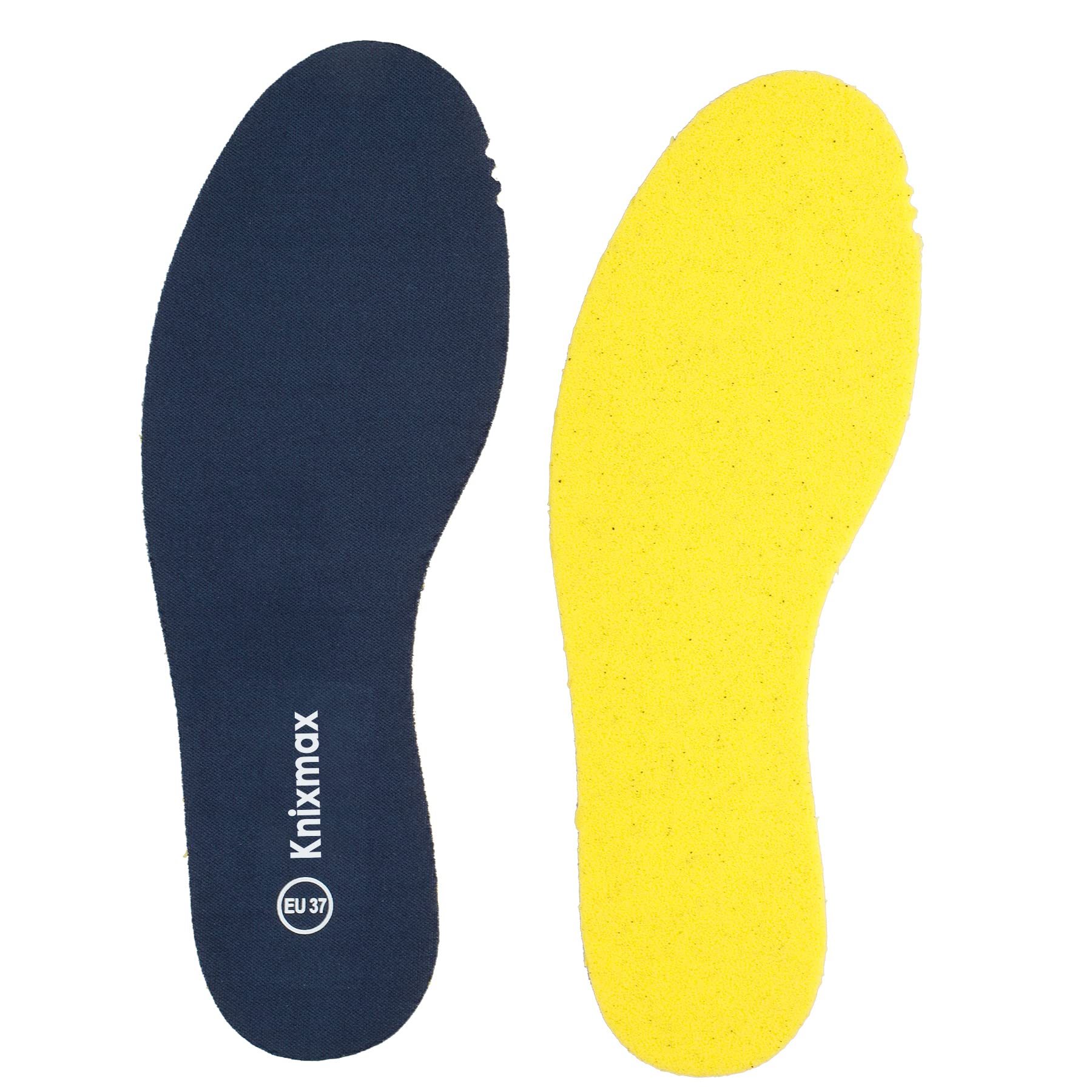 Knixmax Memory Foam Insoles for Men & Women - Comfort Inner Soles Cushioned Shoe Inserts Replacement Innersoles for Trainers, Walking Shoes, Wellies, Boots - UK Size 3UK~13UK — view 6