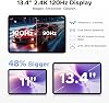 Tablet Android P13 Pro de 13.4 pulgadas, Android 16 con Gemini AI, UNISOC T7280 Octa Core, 48GB RAM+256GB ROM, pantalla 2.4K 120Hz, 12000mAh, 4G LTE, 16MP+8MP, con teclado y lápiz - Azul 5