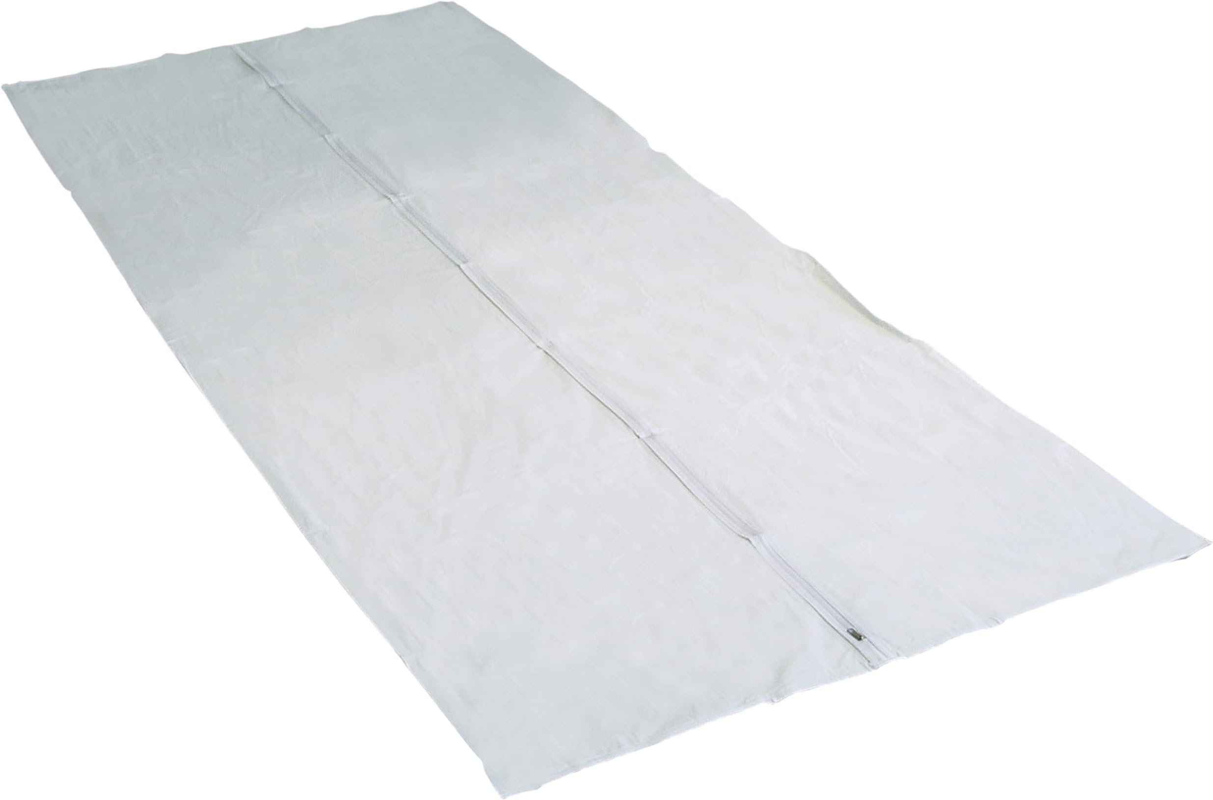 Grafco Cadaver Body Bag – White Vinyl Mortuary Bag with Full-Length Zipper, 36” x 90”, 6 mil Thick
