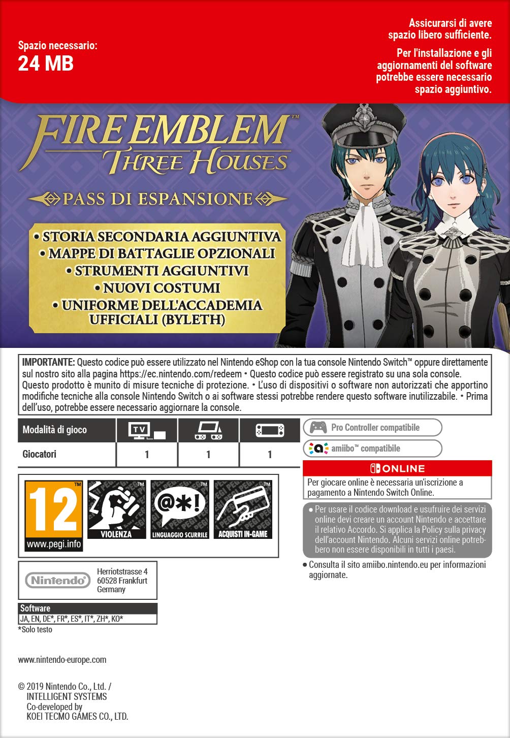 Fire Emblem Three Houses - Expansion Pass | Switch - Download Code