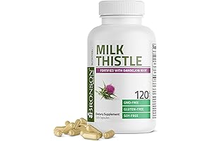 Bronson Liver Health Support Supplement with Milk Thistle, Dandelion Root, and Artichoke Extract