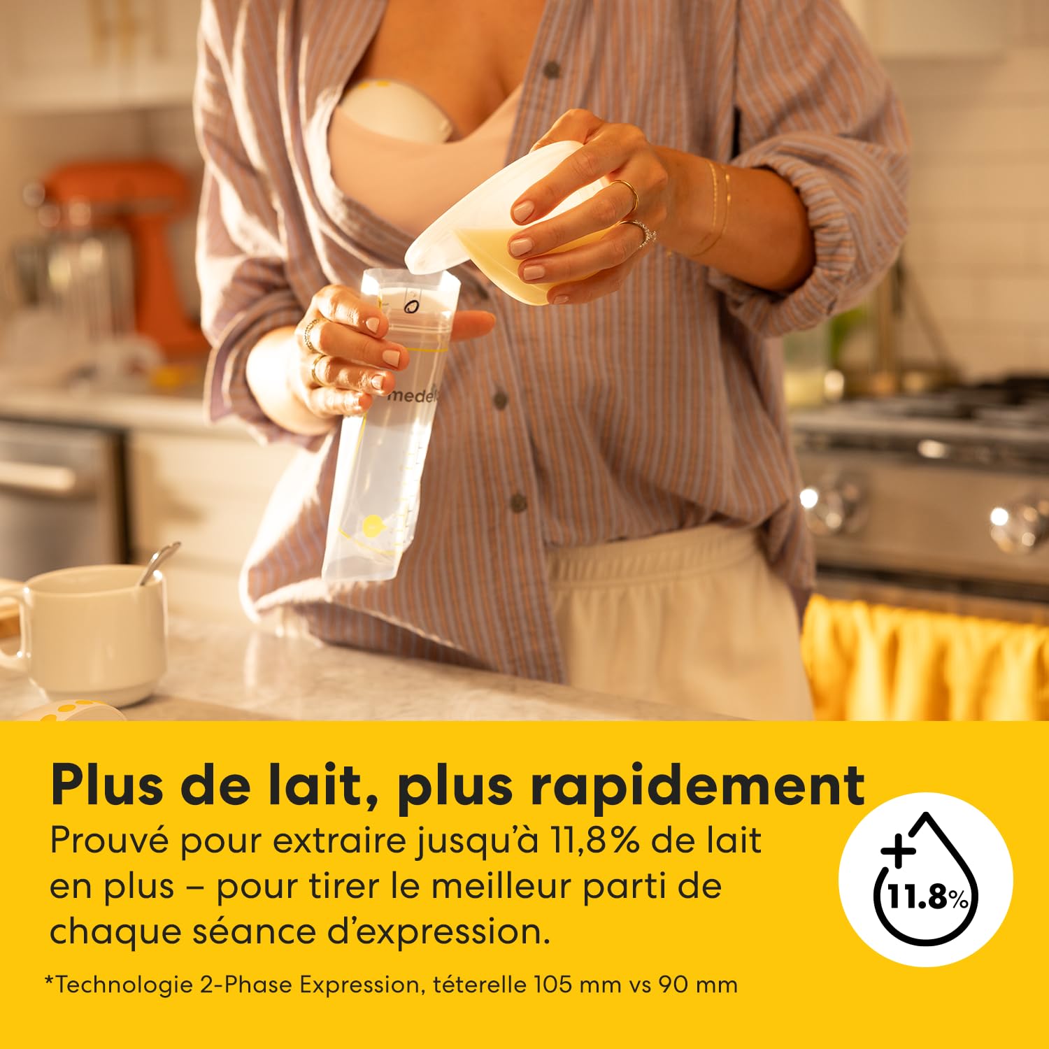 Medela Motion InBra Tire-lait électrique portable + Sac de rangement