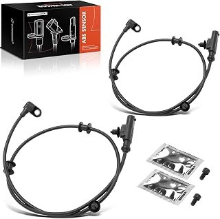 A-Premium 2PC Set Front ABS Wheel Speed Sensors Compatible with Dodge Durango 2004 2005 - Front Driver and Passenger Side, 2-PC Set, Replace# 0265007601, 5096051AA
