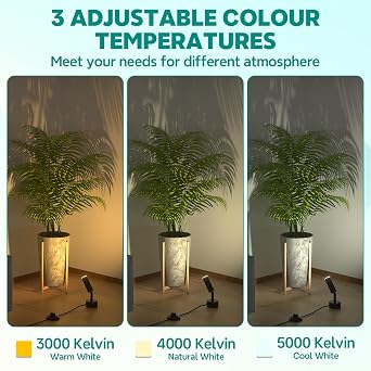 2 Pack LED Spot Lights Indoor with Timer and Remote,5W Plant uplighters Picture Light Up Lights Indoor 3000K/4000K/5000K Uplighting Spotlight for Accent Lighting Plants or Artwork | Plant uplighters Picture Light Up Lights Indoor 3000K/4000K/5000K Uplighting Spotlight for Accent Lighting Plants or Artwork [Energy Class A+]