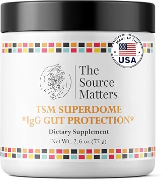 Superdome IgG Gut Protection Dietary Supplement | Serum-Derived Immunoglobulin Powder to Support Gastrointestinal Wellness, Microbial Balance, and Immune Function 2.6 oz
