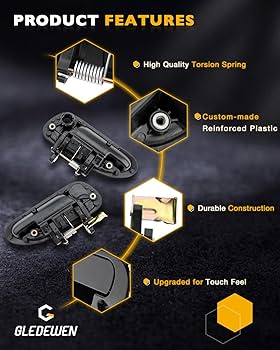 Amazon.com: Exterior Door Handle Set, Compatible with 1998-2002