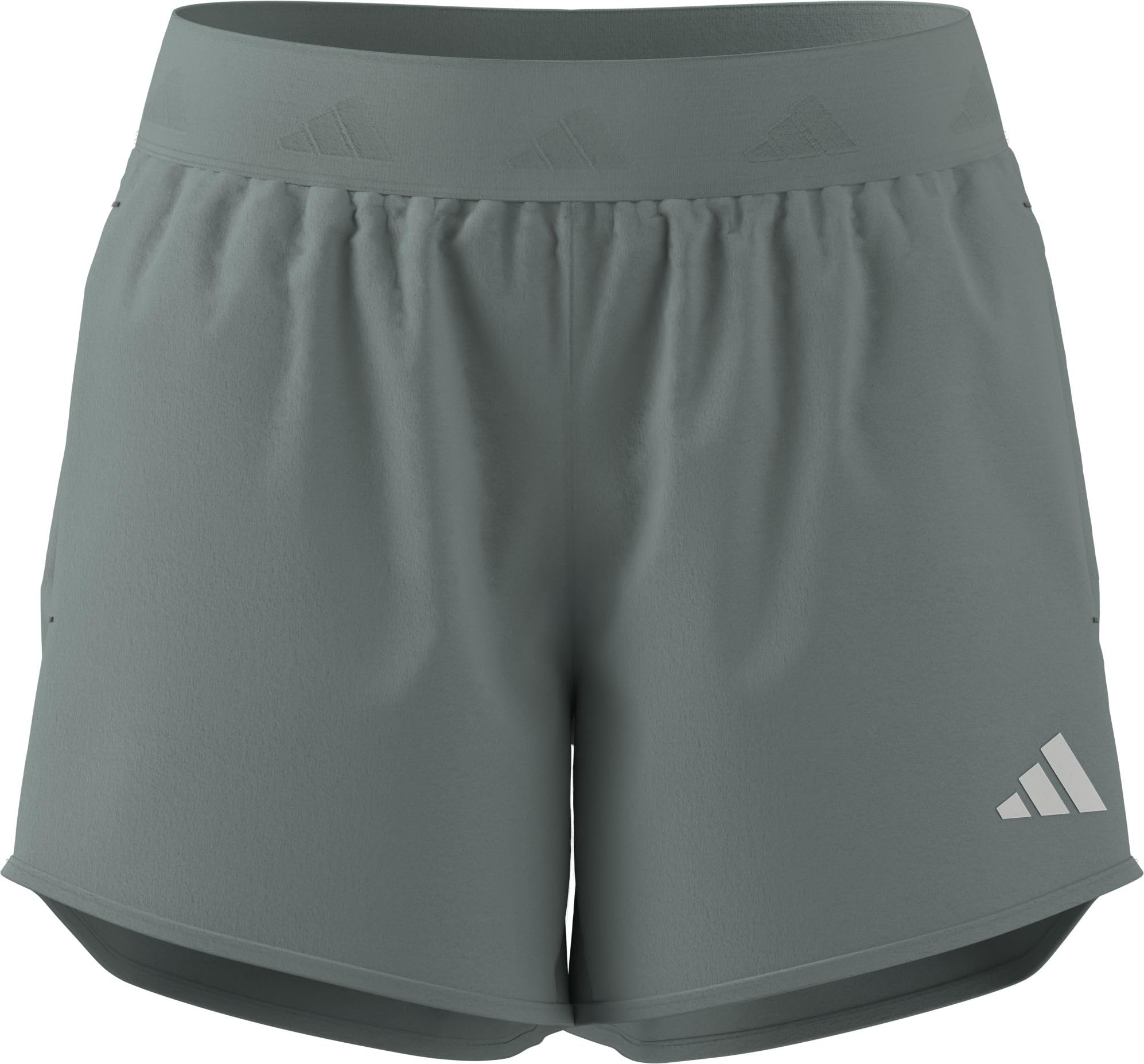 adidas Women's Pacer Workout Flex Woven Shorts, Wonder Sage, XS 4 inch
