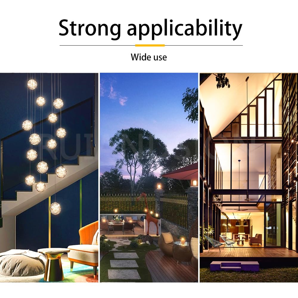 Ruiandsion G9 LED-Lampe 10er‑Pack, 4W 2700K Warmweiß, AC 220‑240V, stoßfestes PC-Material, geeignet für Unterbauleuchten, Dunstabzugshauben, Schreibtischlampen