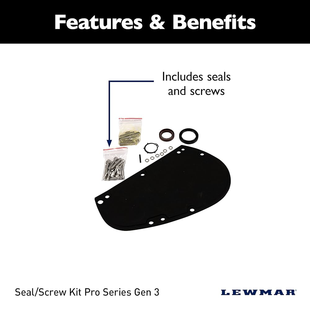 Amazon.com: Lewmar 3rd Generation Pro-Series Seal/Screw Kit