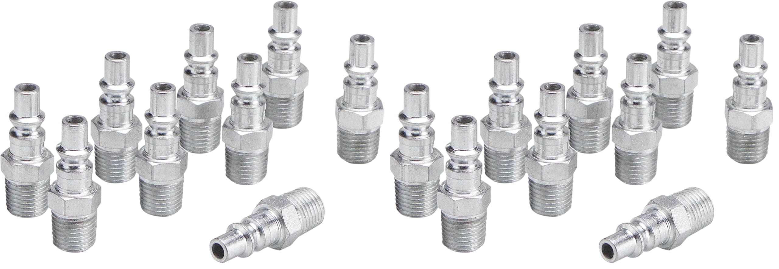 Milton 777 1/4" MNPT A Style Plug, 10 count (Pack of 2)
