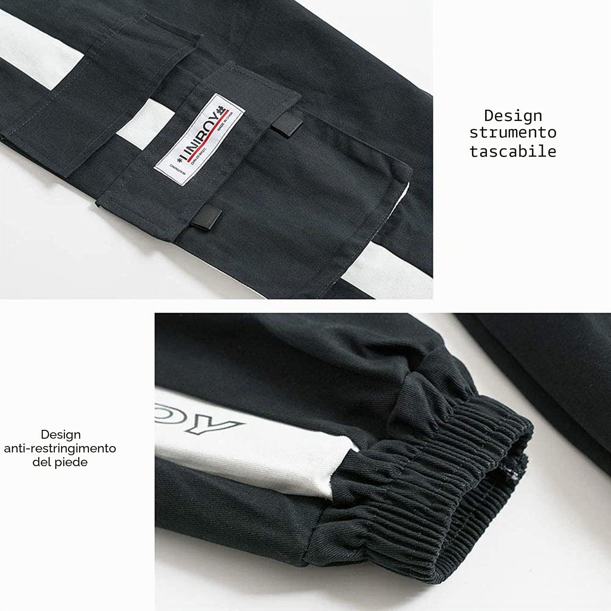 XYXIONGMAO Streetwear Pantaloni Hip Hop Pantaloni Cargo Joggers per Uomo Coppia Pantaloni Sportivi Casual Attivi