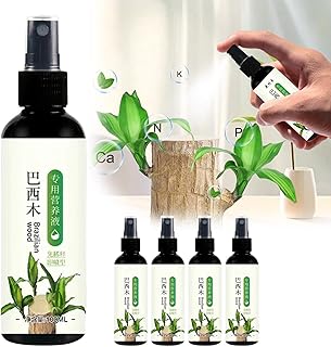 Brazilian Wood Plant Food Brazilian Lucky Wood Fertilizer for Plants Lucky Bamboo Fertilizer for Hydroponics, Structural & Foliar Growth, Indoor Plants, Flora Series
