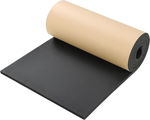 Miniatura 23 de NATGAI Esponja de neopreno con lámina de goma de espuma adhesiva de 1/4 pulgadas de grosor x 12 pulgadas de ancho x 54 pulgadas de largo, cortado a