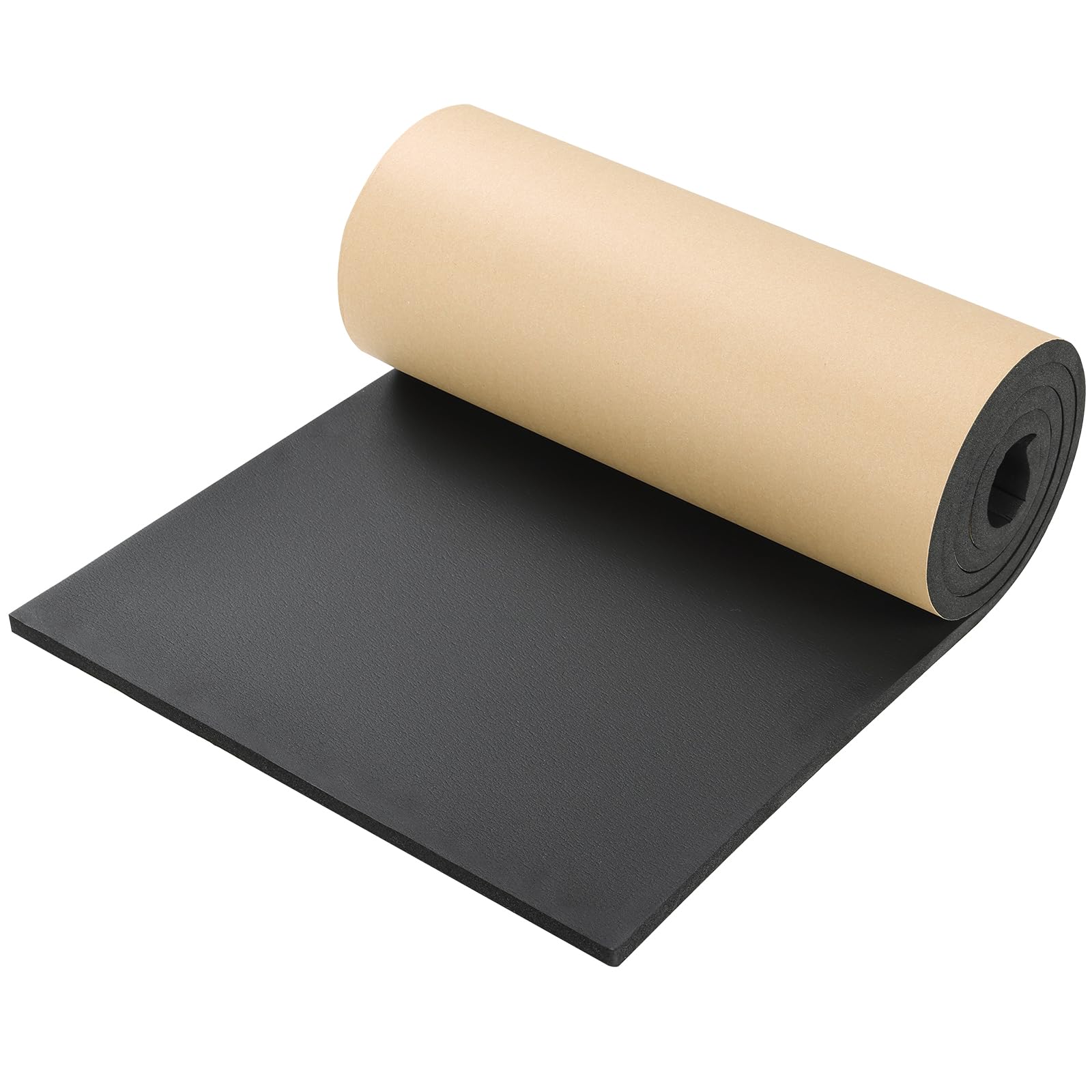 NATGAI 1.27cm T x 40.6cm W x 198cm L Adhesive Neoprene Foam Rubber Sheet