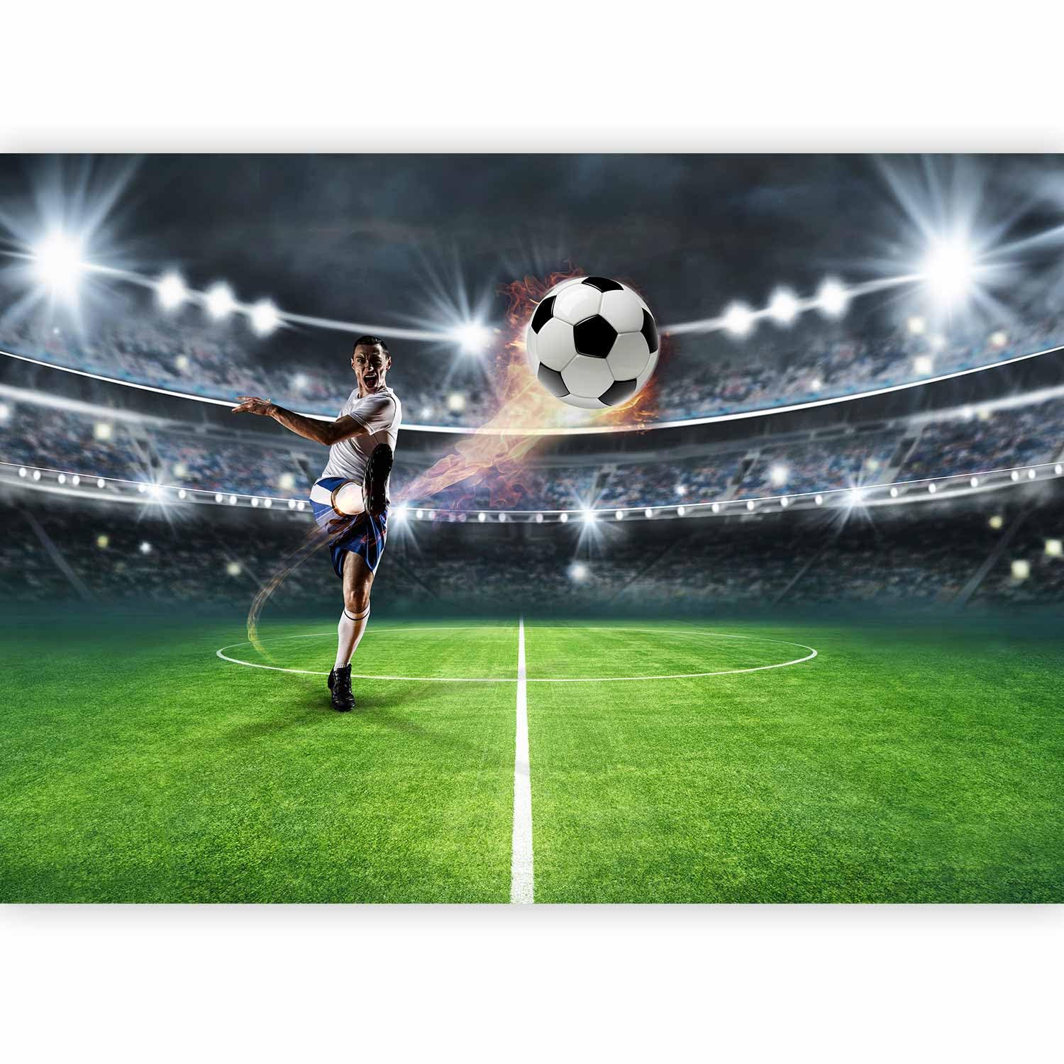 murando Photo Wallpaper Football 300x210 cm / 118"x83" — image 1