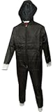 Mens Insulated Super Warm Black One Piece Hooded Pajama