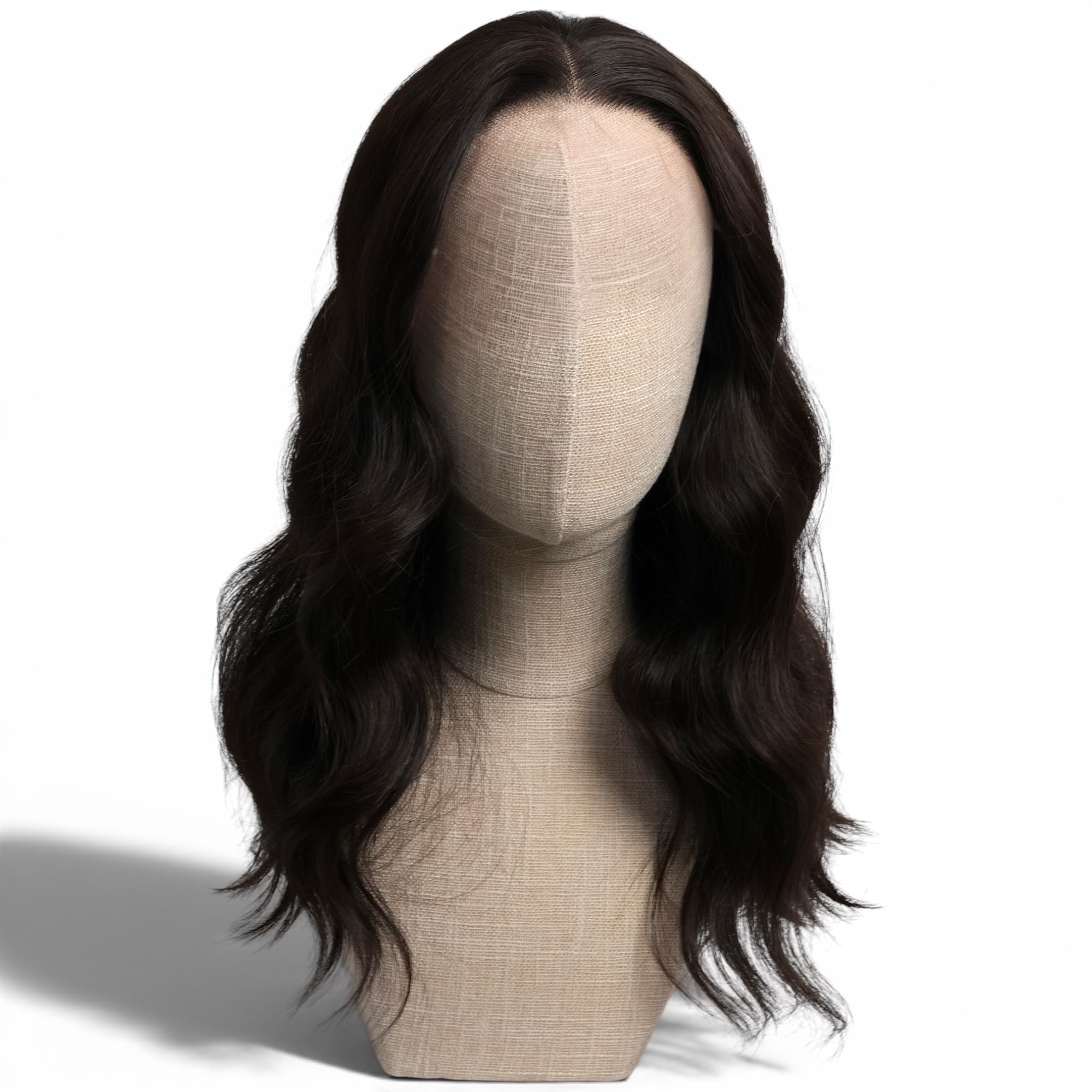 Damen Lace Front Perücke 13x4 HD – Wellig 50 cm (20 Zoll), 180 g Kanekalon Kunsthaar, hitzebeständig, natürlich aussehend