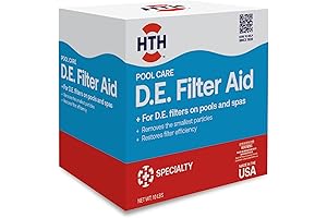 HTH De Powder Pool Care & D.E. Filter Aid, 10lb