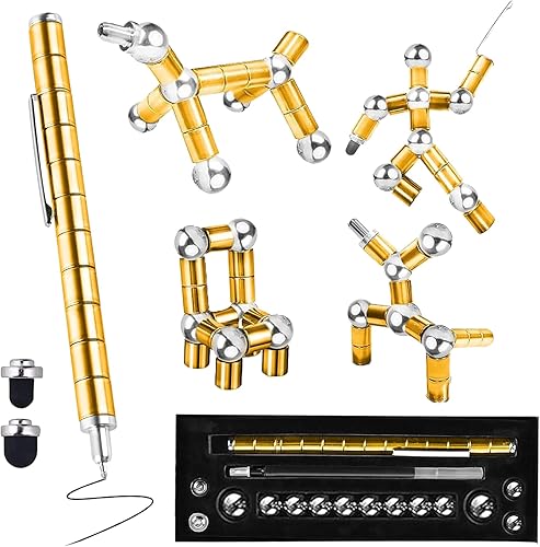 AOYALABOR Bolígrafo magnético para ansiedad, regalo para niños adolescentes, bolígrafo magnético de descompresión, bolígrafos de juguete para