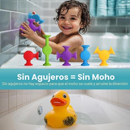 Miniatura 8 de BUNMO Relleno de cesta de Pascua para niños pequeños, juguetes de baño, rellenos de cesta de Pascua, habilidades motoras finas, juguetes sensoriales