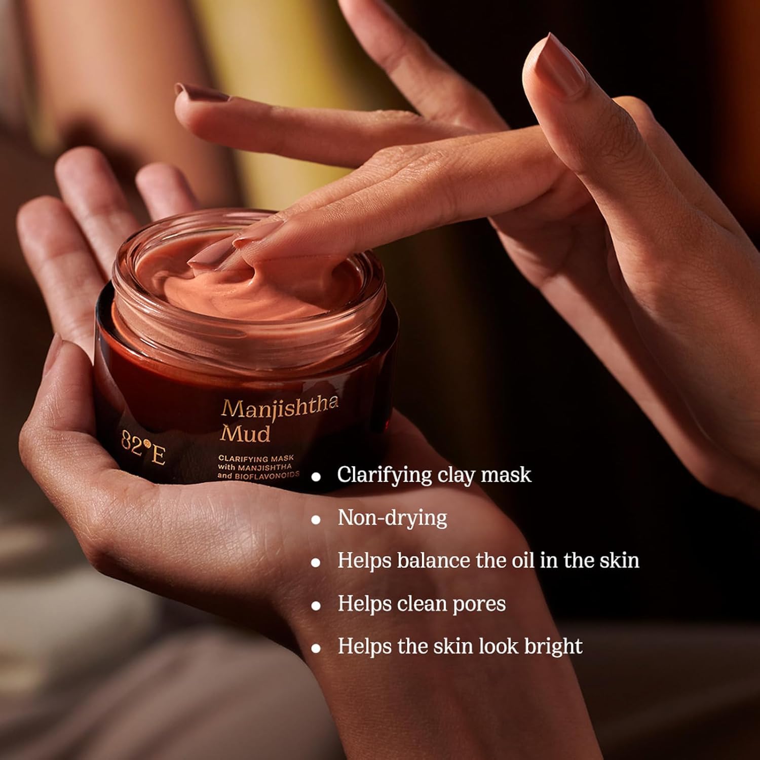 Manjishtha Mud Clarifying Mask by 82E for Women - 1.7 oz Mask - Image 3