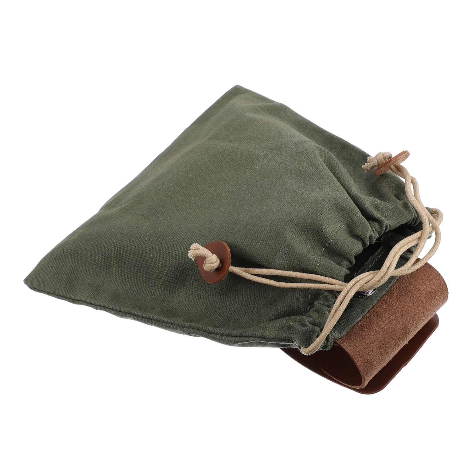 Bolsa de recogida de lona verde para evitar aplastar frutas en el campo 8