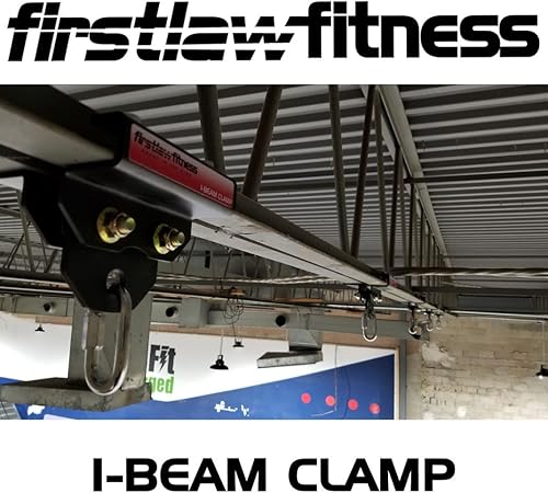 Miniatura 4 de Firstlaw Fitness 1000 LBS I-Beam Clamp - (Select 4.0" to 9.0" Wide) - for Gymnastic Rings - Climbing Ropes - Heavy Bags - Multi-Sports Made in The