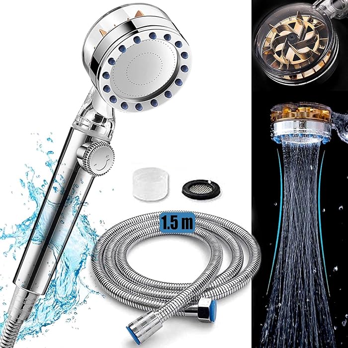 Buy Shower Head and Hose (1.5M), Universal Replacement Handheld Shower