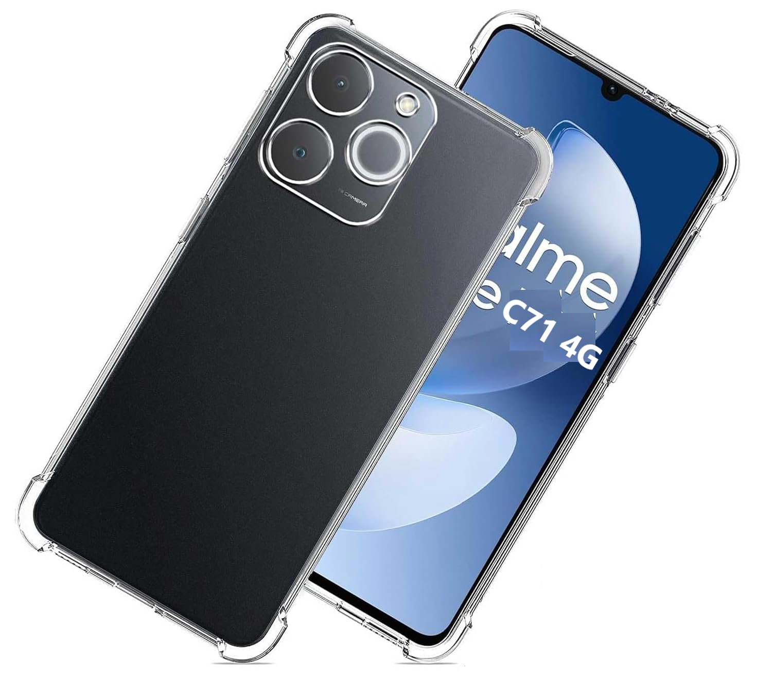 Realme 9i Case - Transparent Bumper Cover -31
