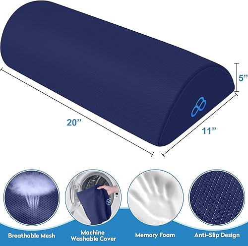Miniatura 3 de StepLively Almohada ergonómica para reposapies debajo del escritorio en el trabajo, reposapiés antifatiga, almohada de apoyo para aliviar la fatiga