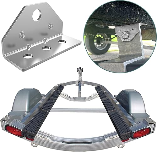 Miniatura 5 de 8 piezas de soporte de ángulo superior giratorio para remolque de barco, soporte de ángulo superior galvanizado para pontón de barco, soporte