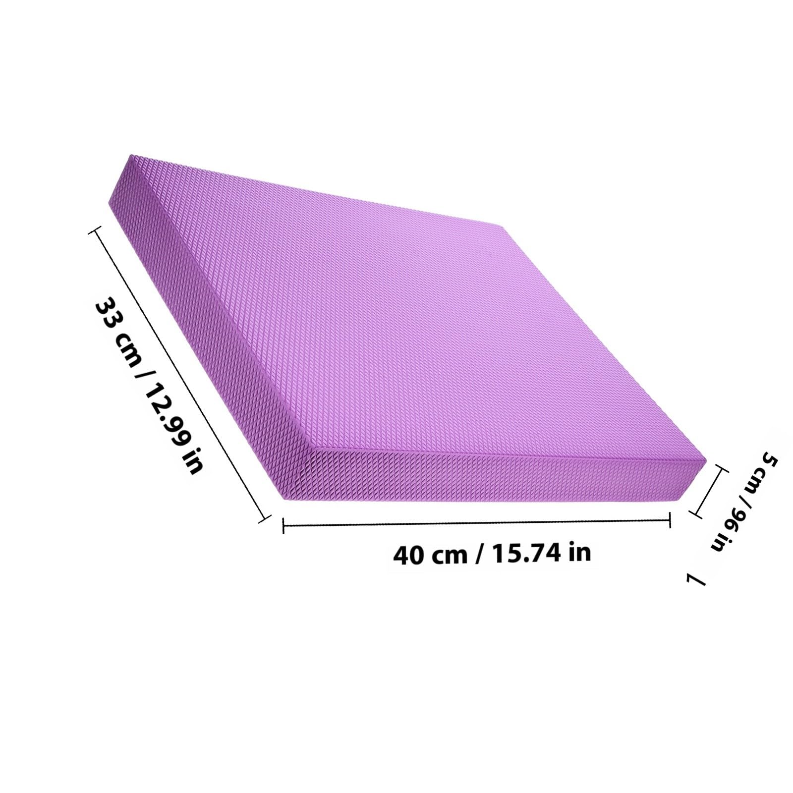 Kisangel Tappetino per esercizi di : tappetino yoga per esercizi di in ginocchio, accessorio per allenamento di stabilità, per ginocchia e caviglie, fitness per donne e uomini, 40x33 cm