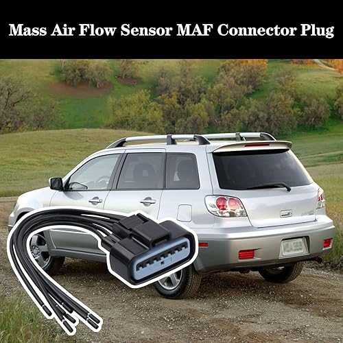 Miniatura 6 de Sensor de flujo de aire masivo MAF conector conector para Mitsubishi Outlander Montero Sport Eclipse Galant 1999-2006, apto para Chrysler Sebring